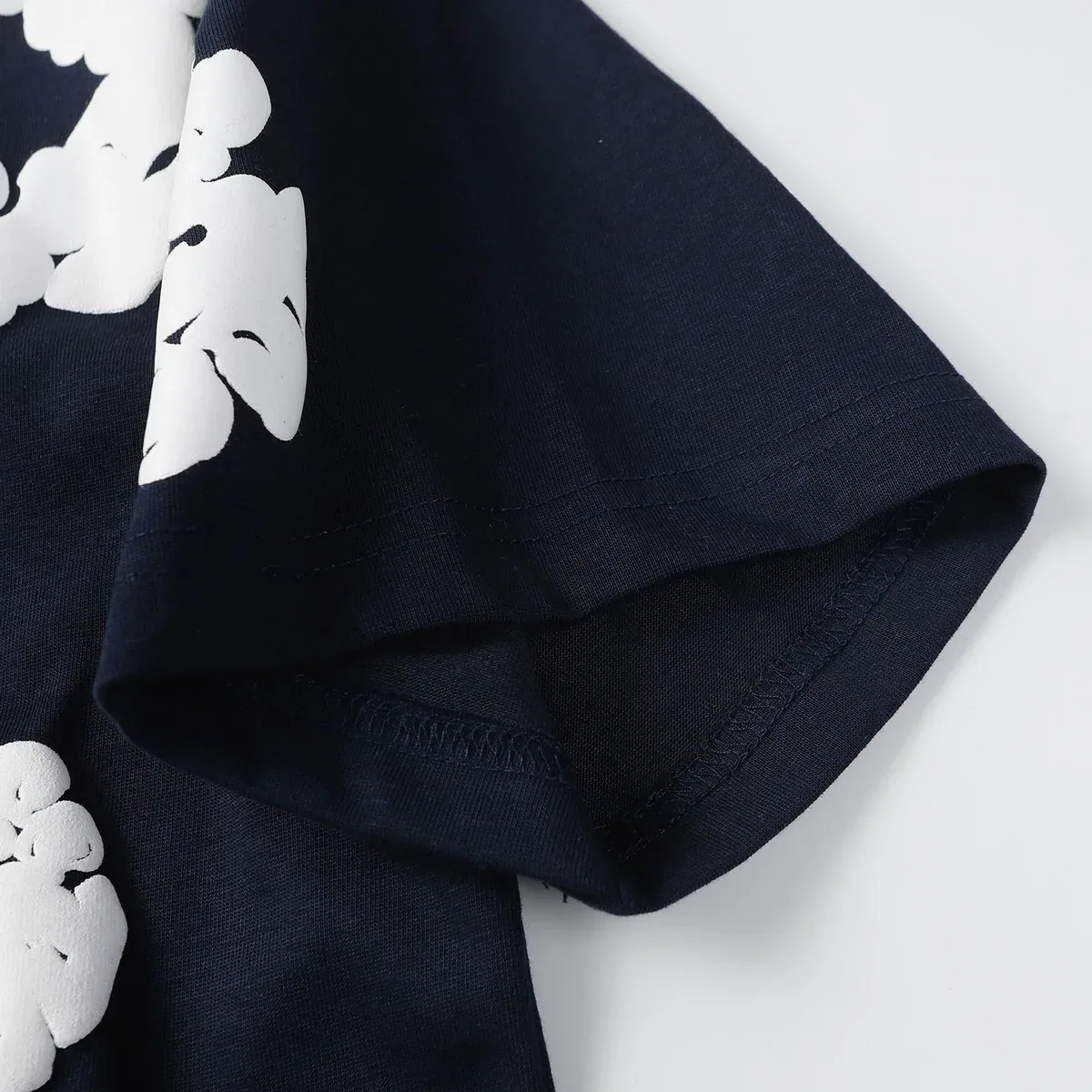 Denim Tears Cotton Wreath T-Shirt Navy — view 7