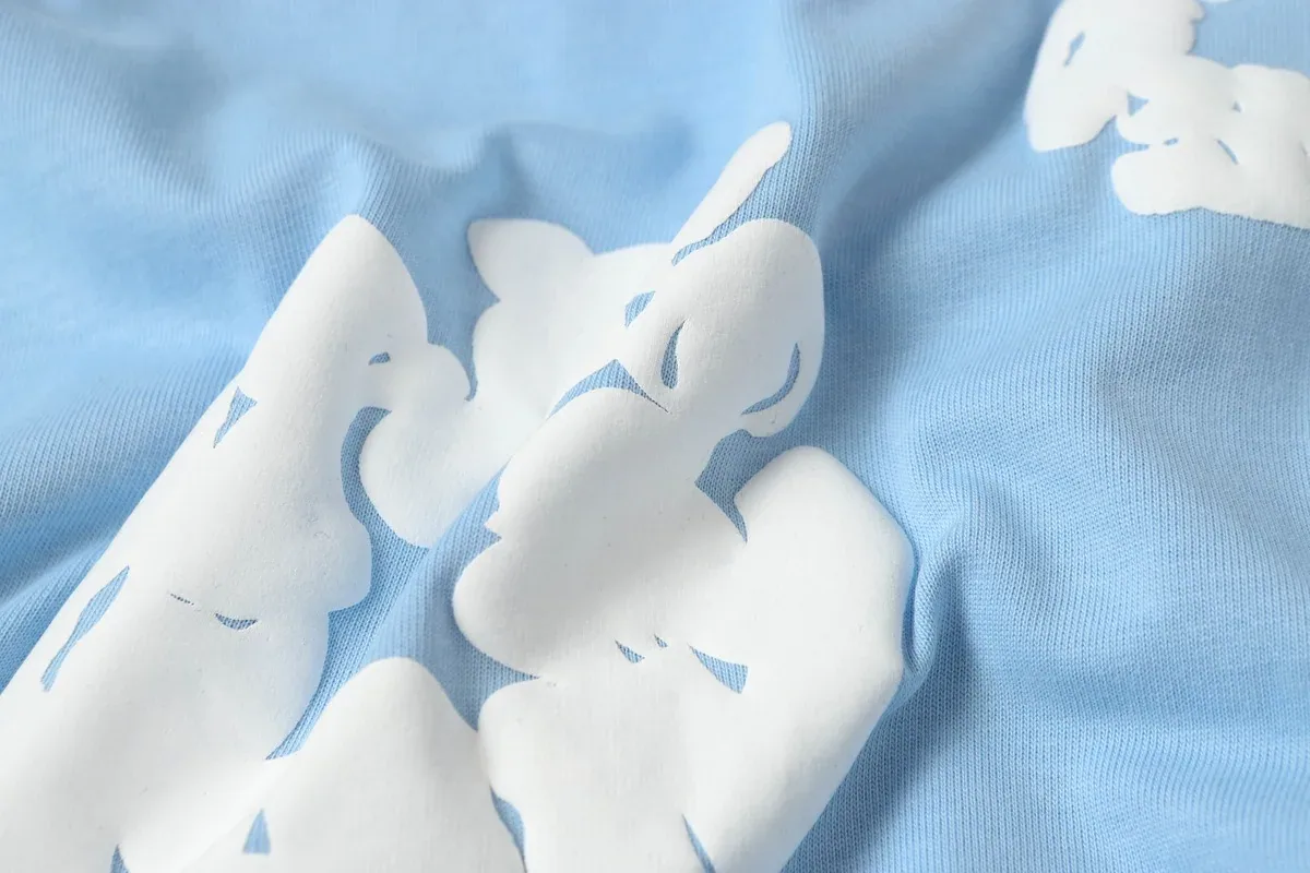 Denim Tears Cotton Wreath T-Shirt Blue — view 8