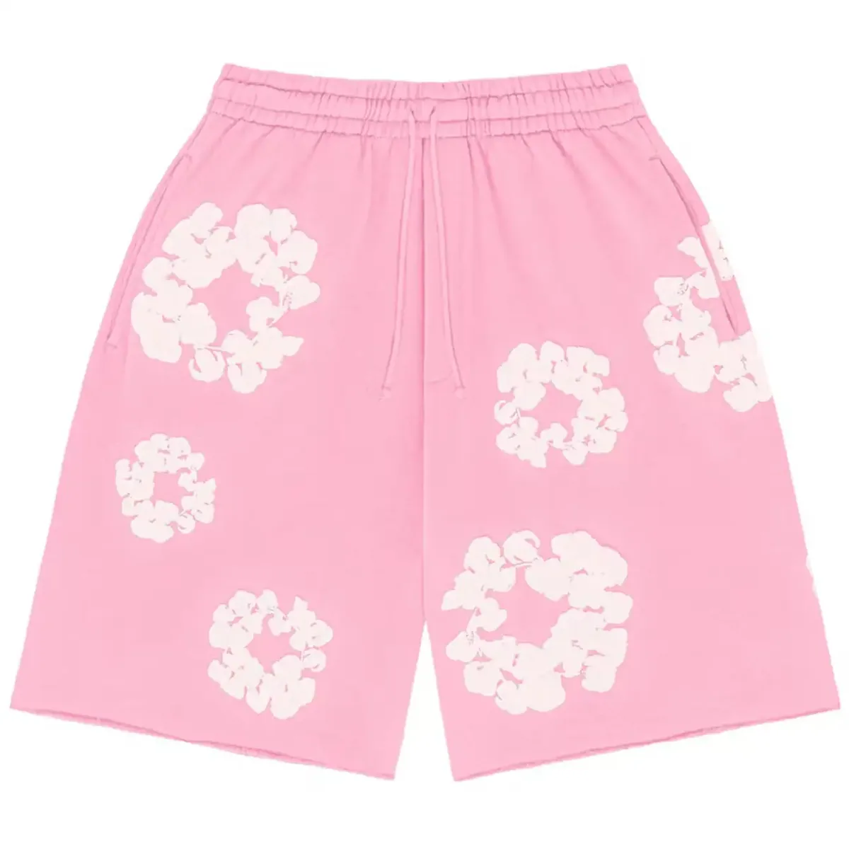 Denim Tears Cotton Wreath Shorts Pink — denim tear hoodie