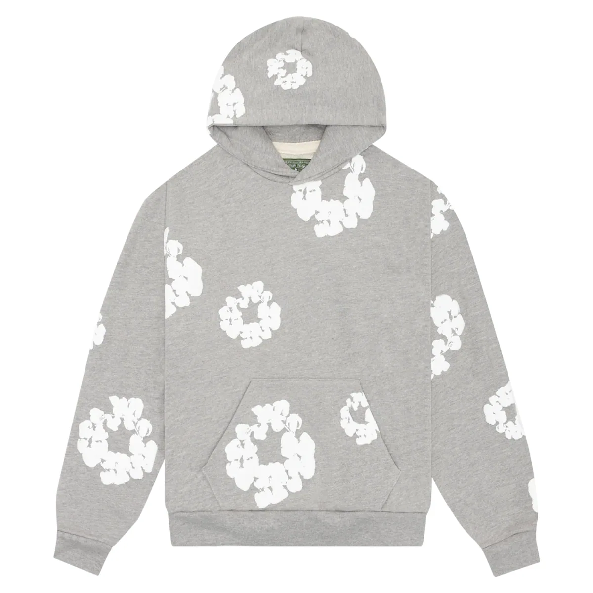 Denim Tears The Cotton Wreath Sweatshirt Grey — denim tear hoodie