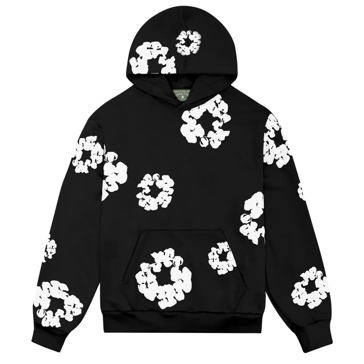 Denim Tears The Cotton Wreath Sweatshirt Black — denim tear hoodie