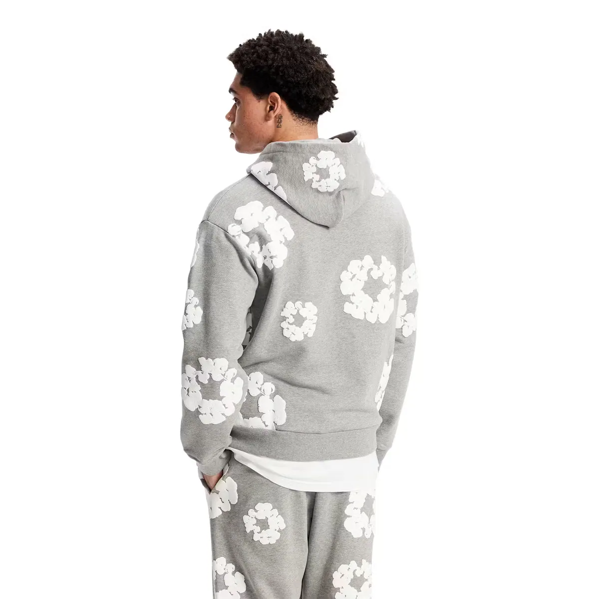 Denim Tears The Cotton Wreath Sweatshirt Grey — view 7