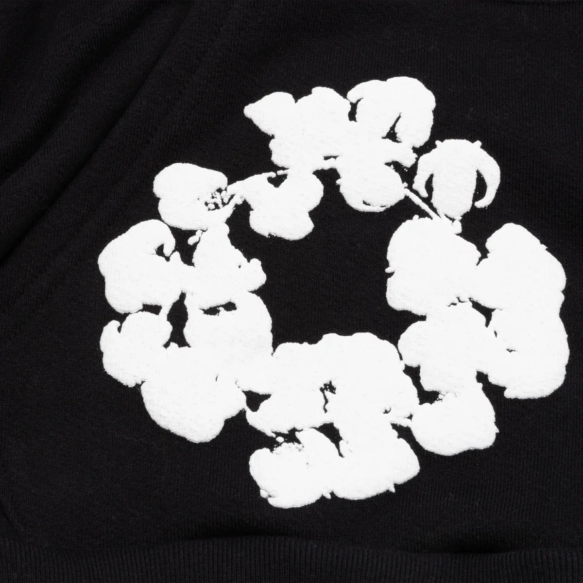 Denim Tears The Cotton Wreath Sweatshirt Black — view 4