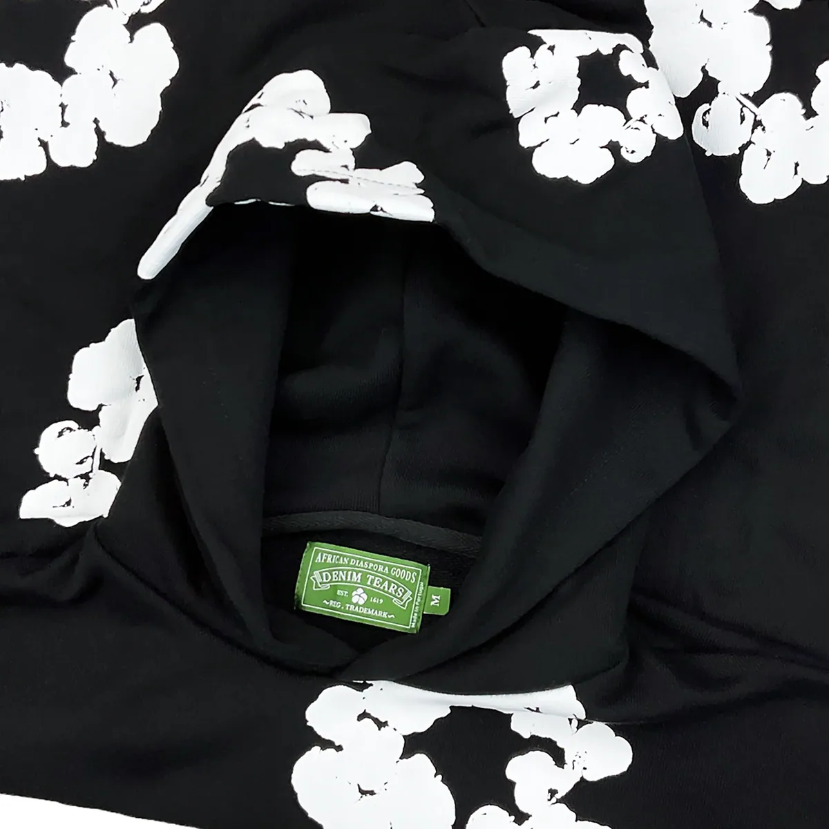 Denim Tears The Cotton Wreath Sweatshirt Black — view 3