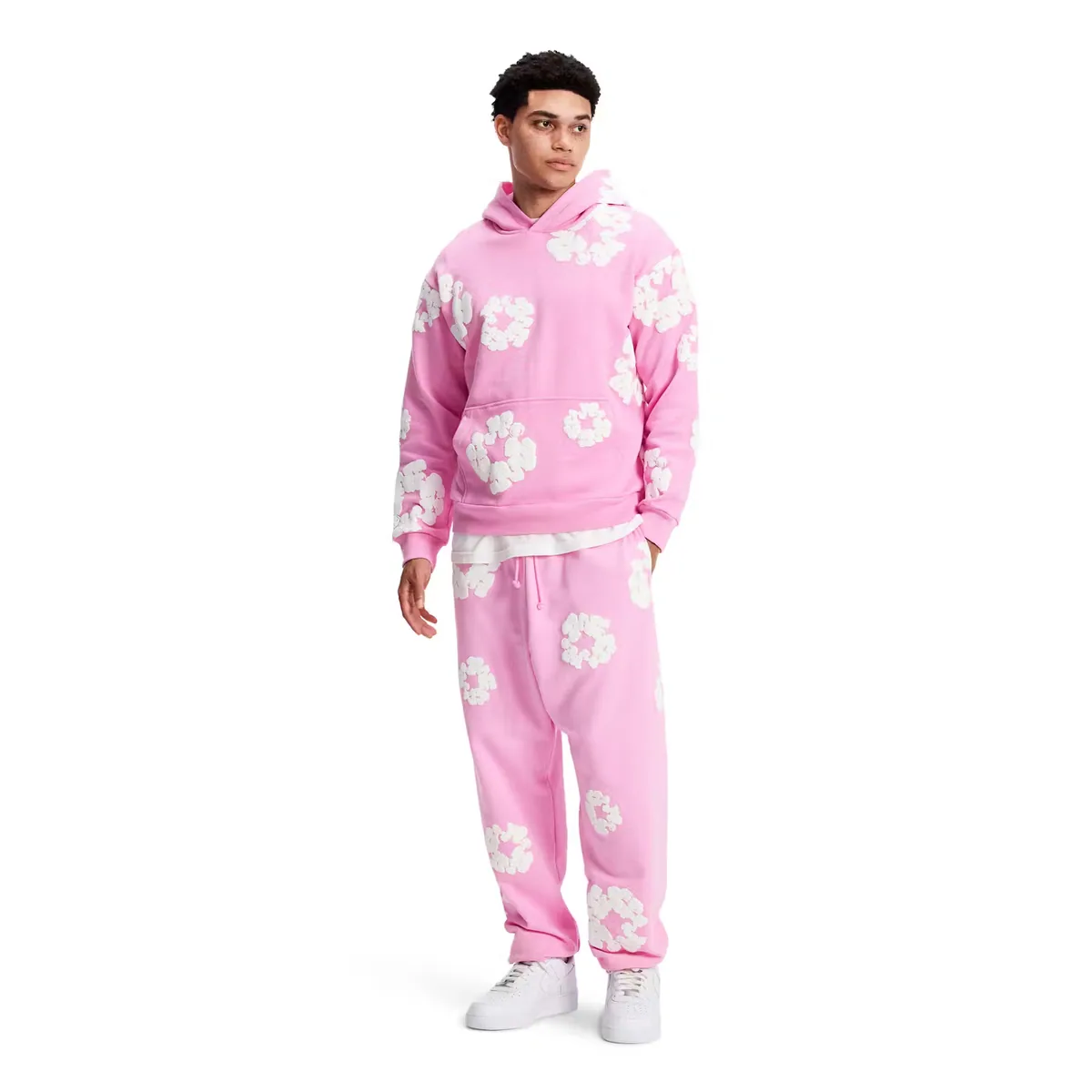 Denim Tears The Cotton Wreath Sweatshirt Pink — view 6