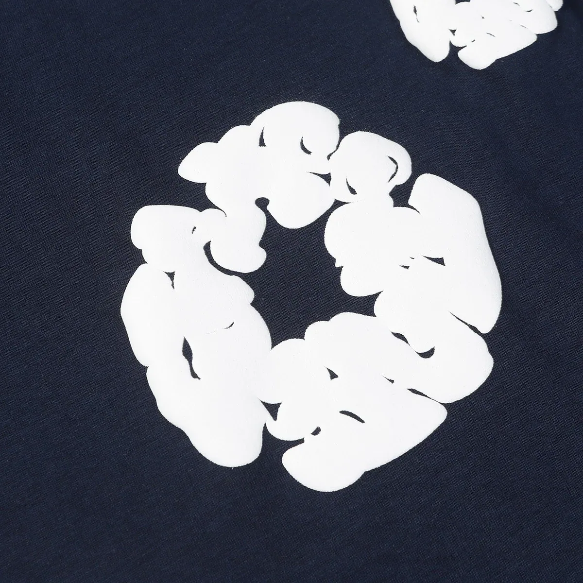 Denim Tears Cotton Wreath T-Shirt Navy — view 8